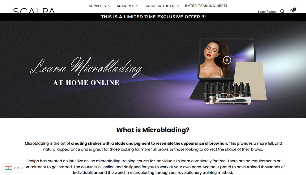 Microblading training online