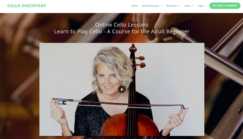 Learn to Play Cello - A Course for the Adult Beginner