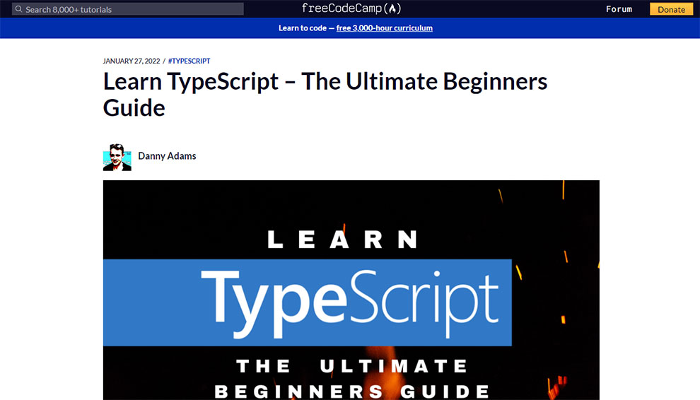 Learn TypeScript – The Ultimate Beginners Guide