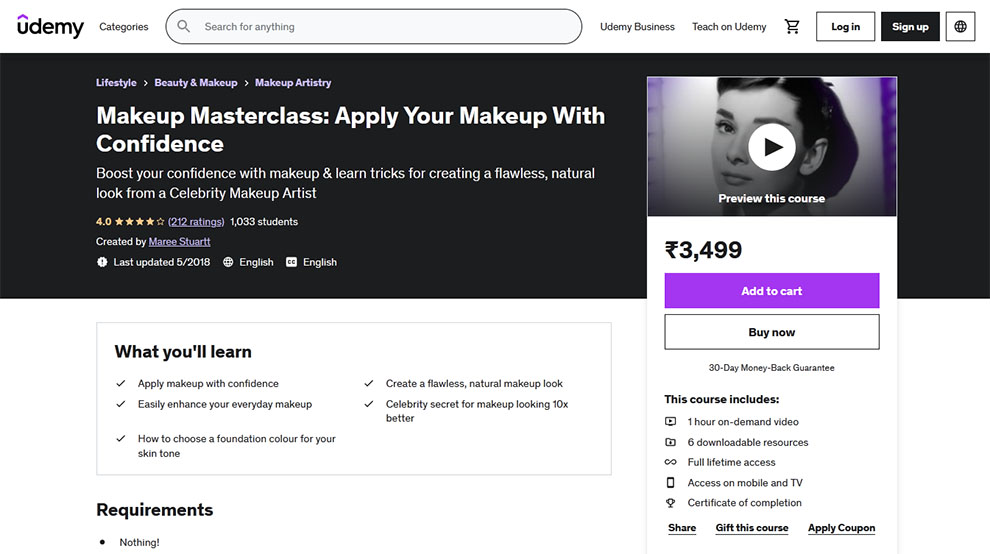 Makeup Masterclass: Apply your Makeup with Confidence