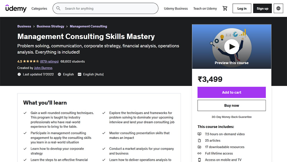 Management Consulting Skills Mastery