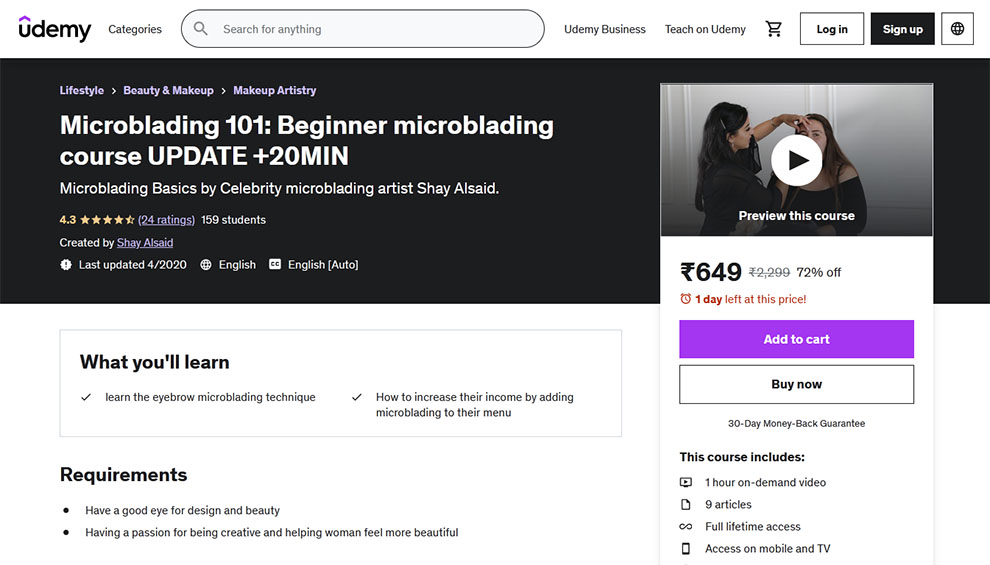 Microblading 101: Beginner microblading course UPDATE +20MIN 