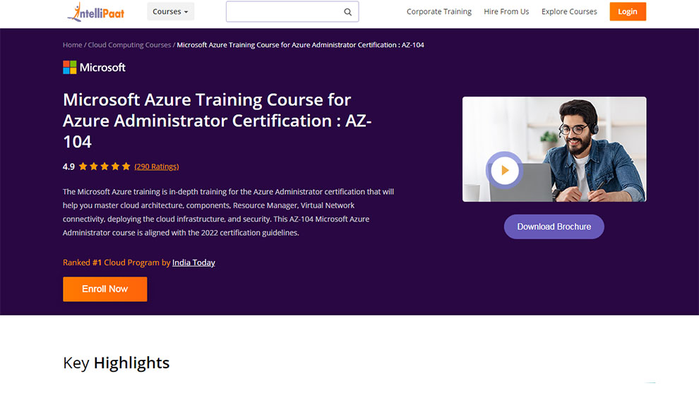 Microsoft’s Best online course for Azure Administrator Certification
