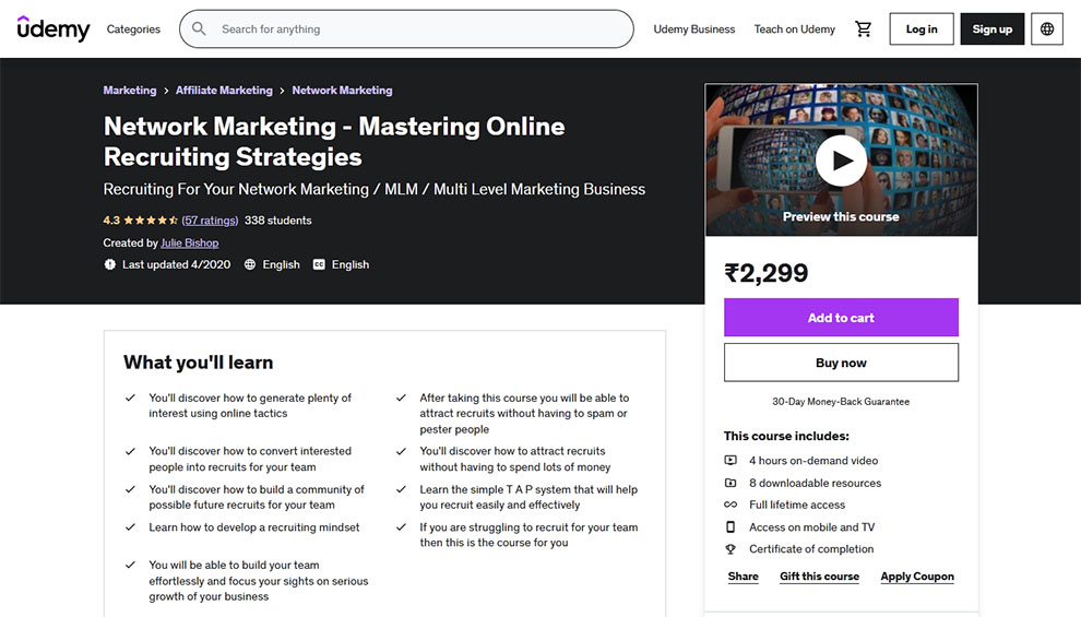 Network Marketing - Mastering Online Recruiting Strategies 
