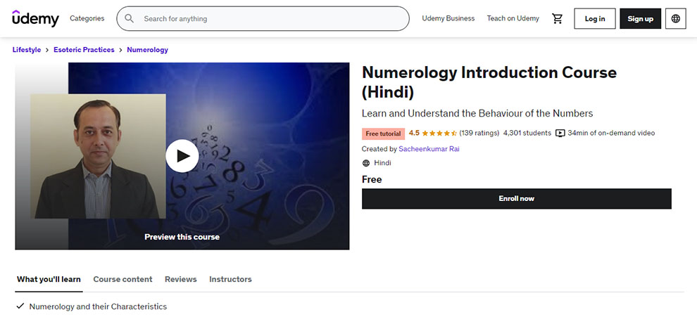 Numerology Introduction Course