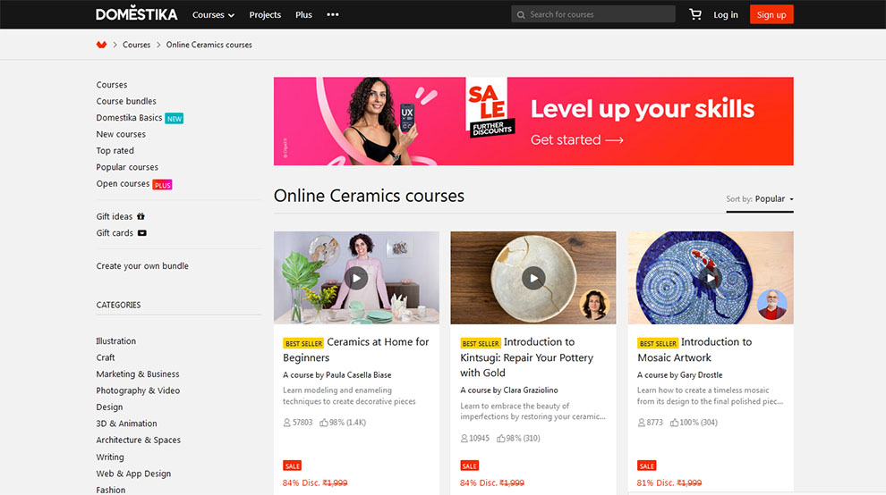 Online Ceramics courses