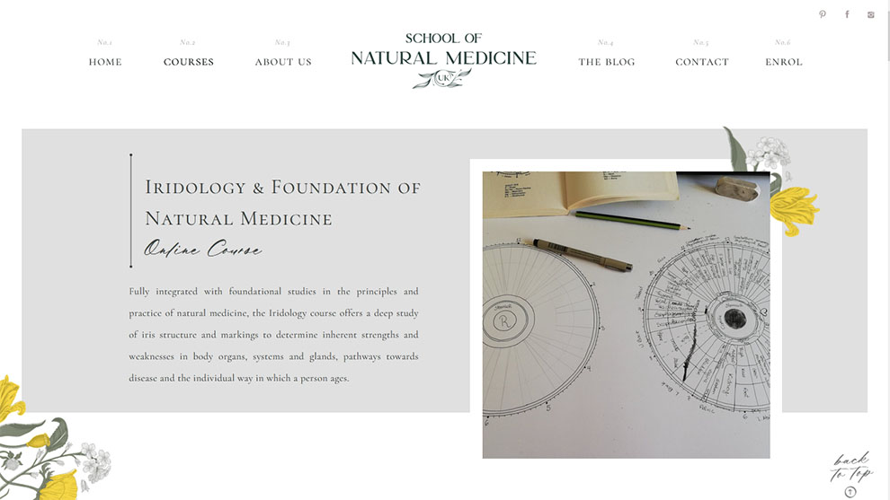 Online Course Iridology & Foundation of Natural Medicine