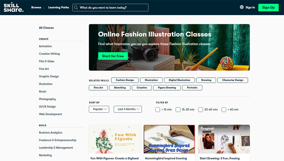 Online Fashion Illustration Training