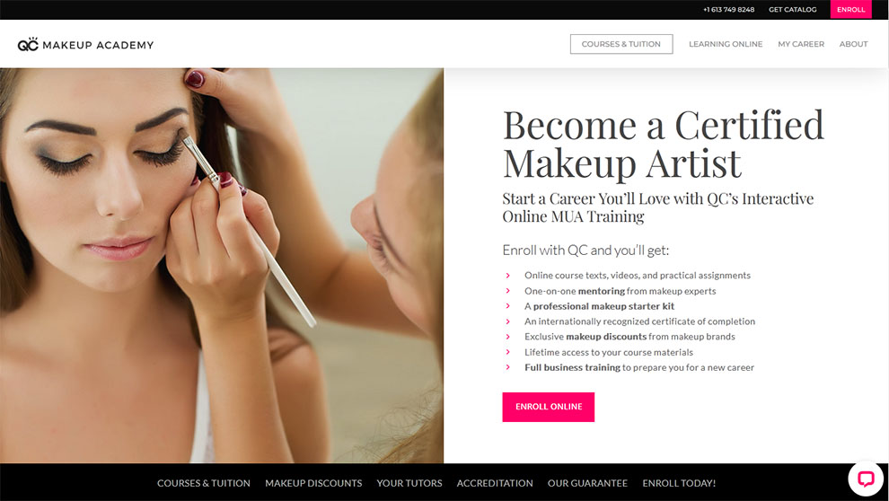 Online makeup classes