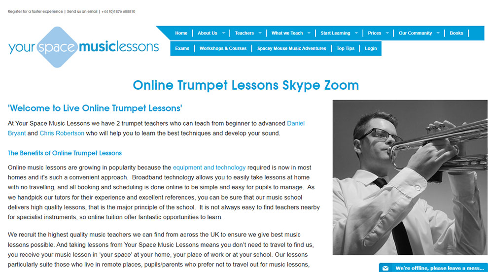 Online Trumpet Lessons