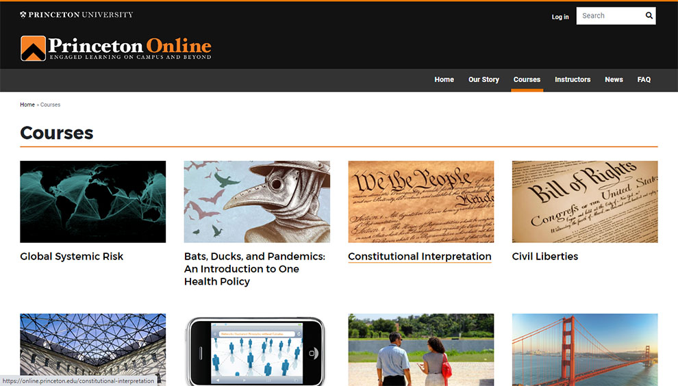 Princeton Online Courses