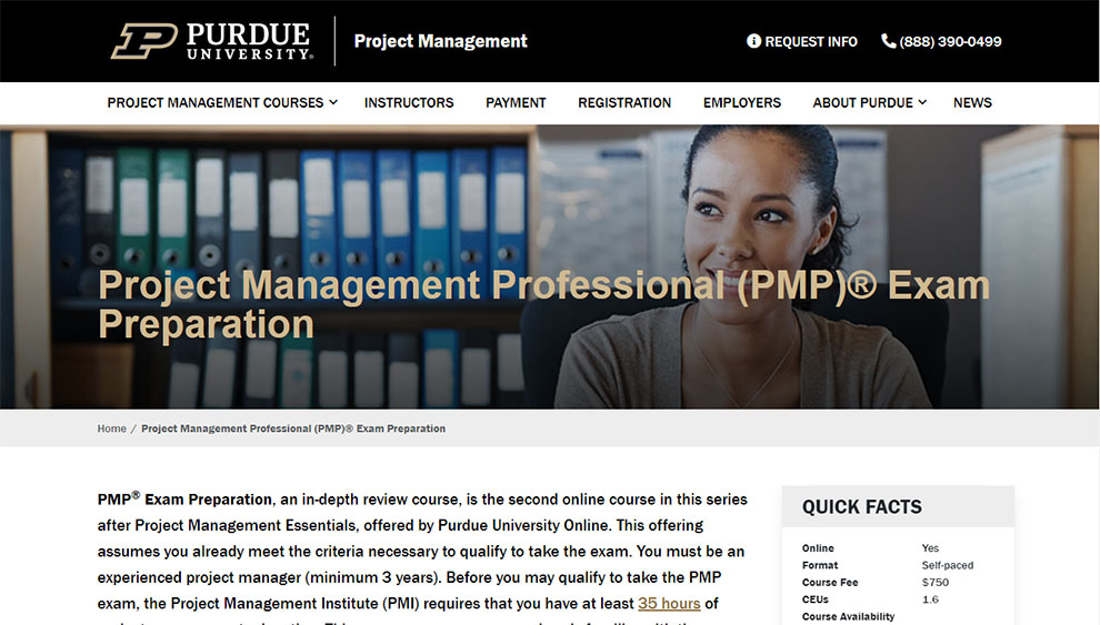 Project Management Professional (PMP)® Exam Preparation