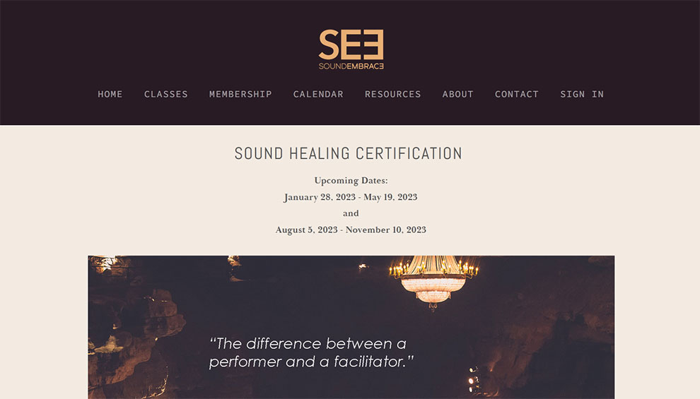 Sound Healing Certification