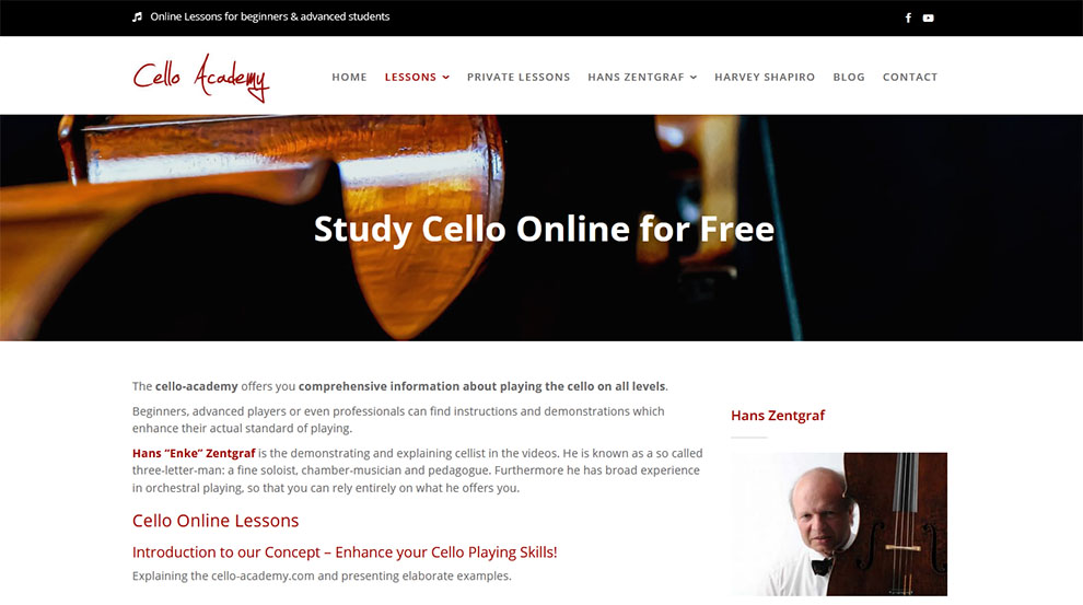 Study Cello Online for Free