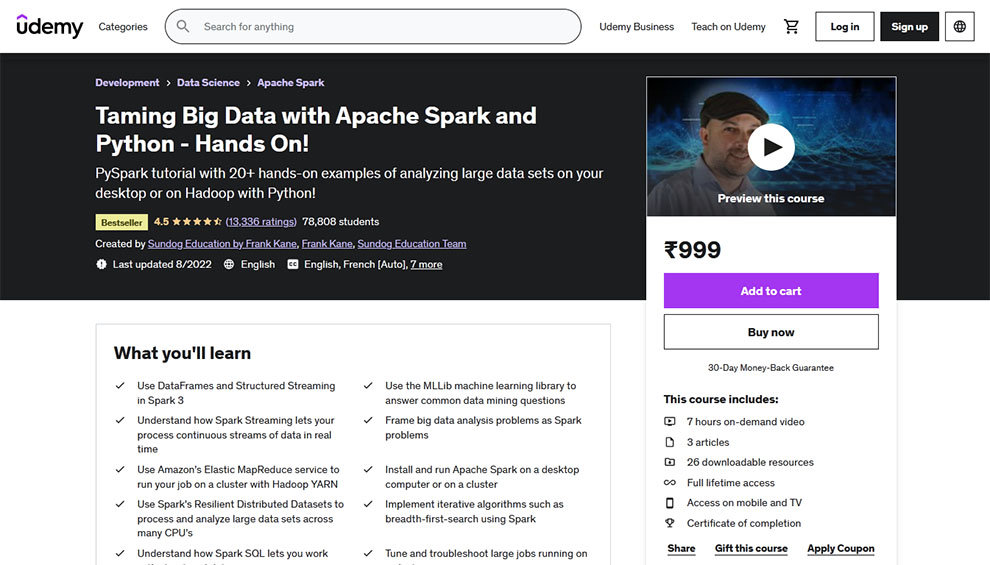 Taming Big Data with Apache Spark and Python - Hands On