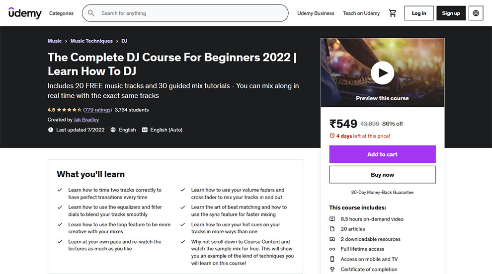 The Complete DJ Course for Beginners 2022