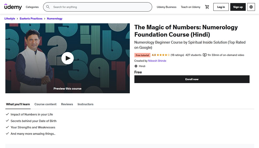 The Magic of Numbers: Numerology Foundation Course 
