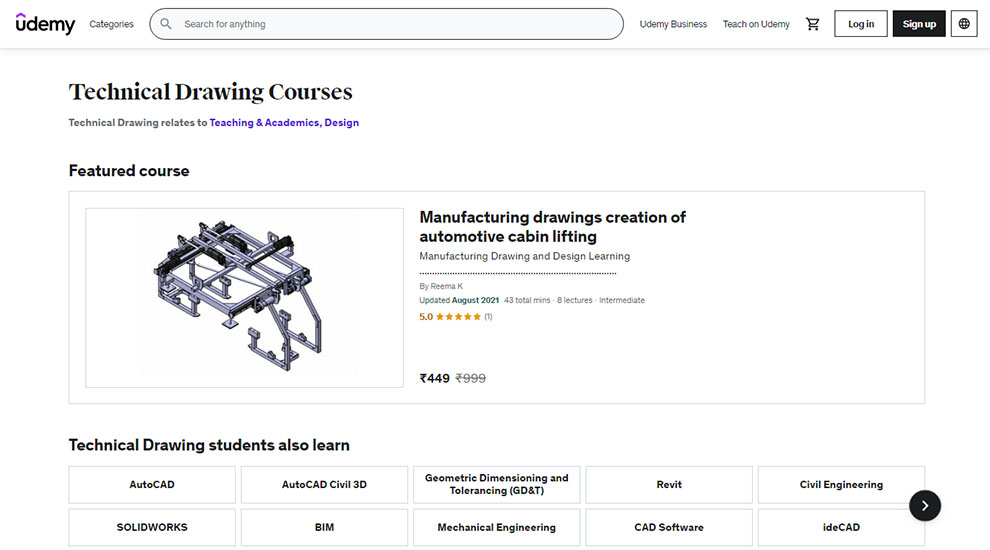 Top Technical Drawing courses free + paid
