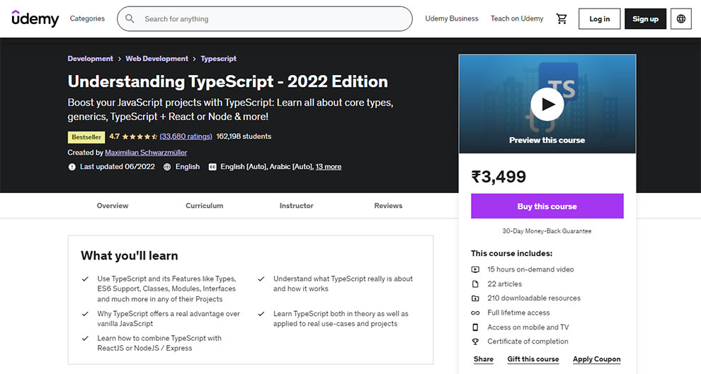 Understanding TypeScript - 2022 Edition 