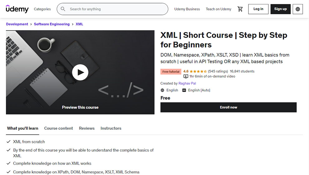 XML | Short Course | Step by Step for Beginners