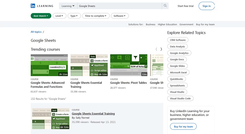 Best Google Sheets Online Courses One Solution To Many Problems