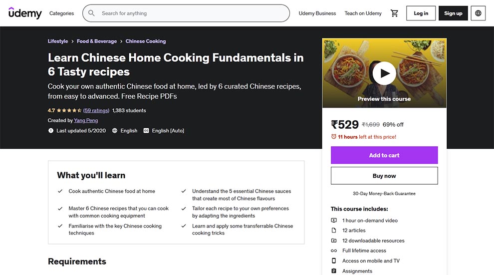 Learn Chinese Home Cooking Fundamentals in 6 tasty recipes