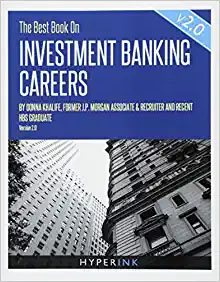 The Best Book on Investment Banking Careers Paperback