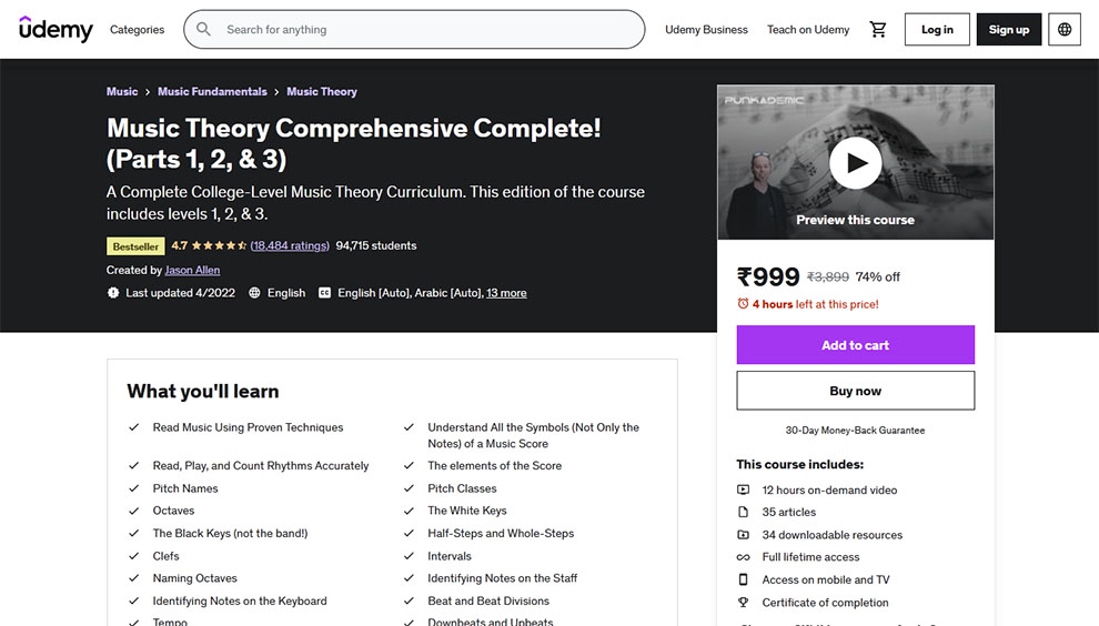 The Zero Prerequisite Course: Music Theory Comprehensive Complete!