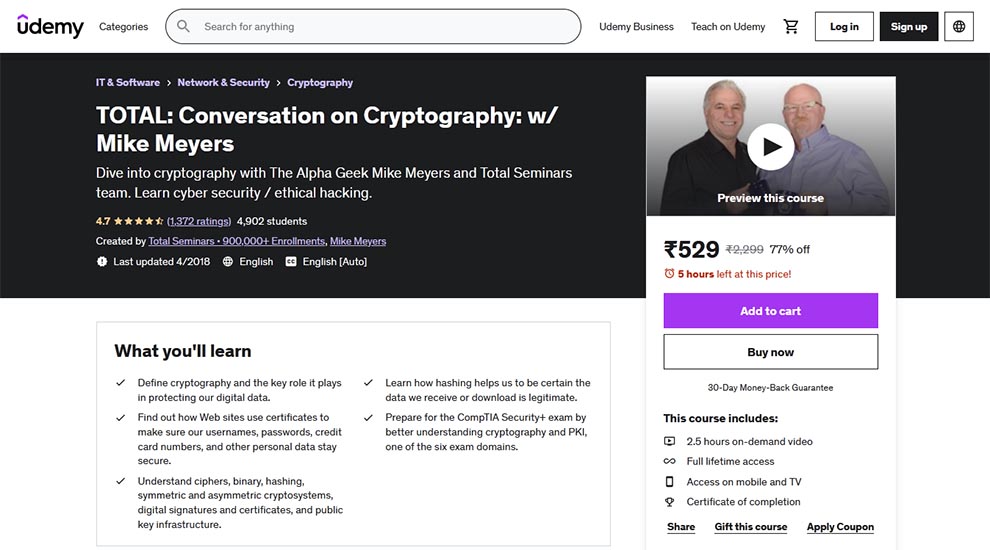 TOTAL: Conversation on Cryptography: w/ Mike Meyers