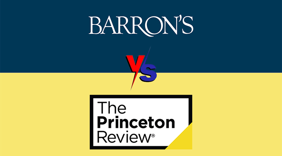 Barrons vs Princeton Review