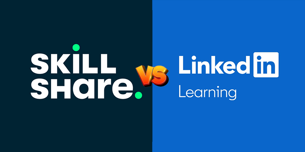 Skillshare and LinkedIn Learning