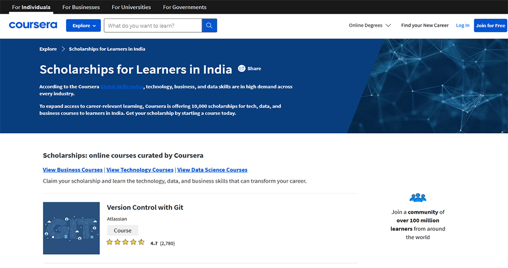 Coursera Offer Any Scholarships In Its Degree Programs