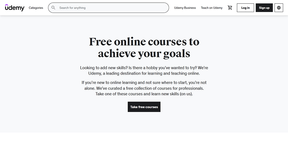 Free Courses On Udemy