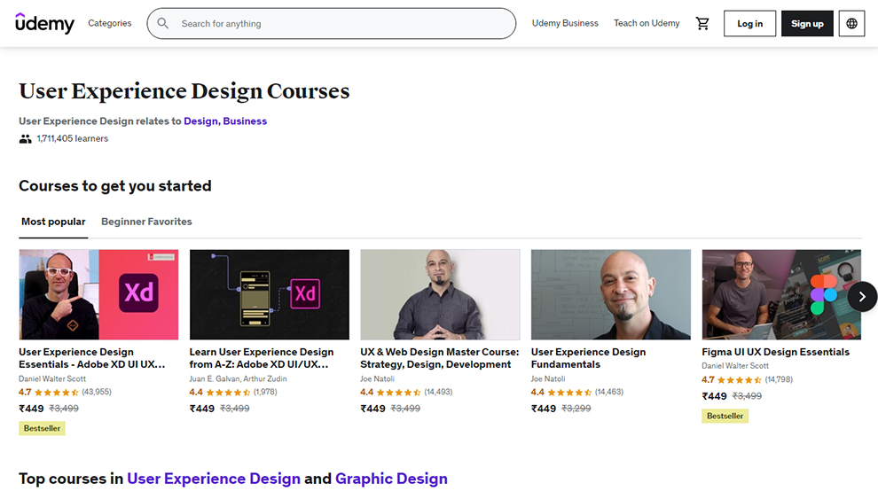 Udemy User Experience