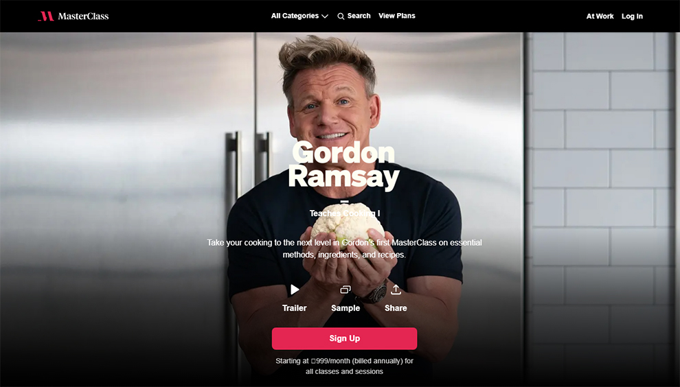 Gordan Ramsay Teaches Cooking