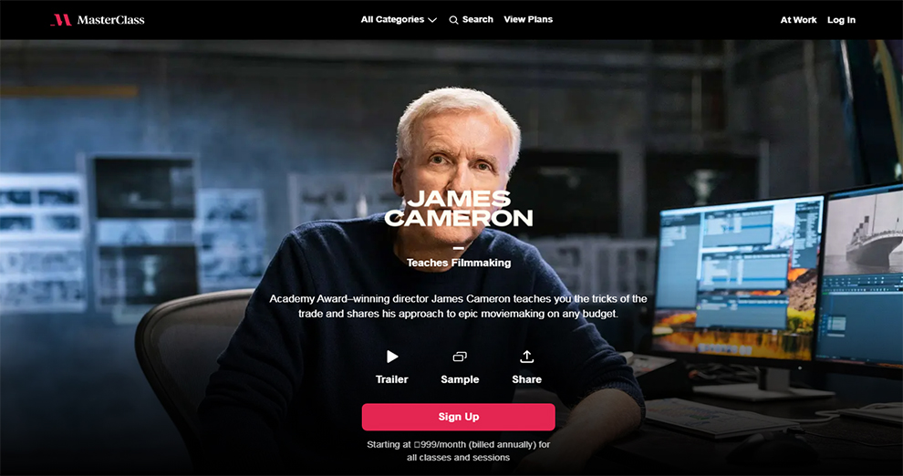 James Cameron Filmmaking Masterclass Review