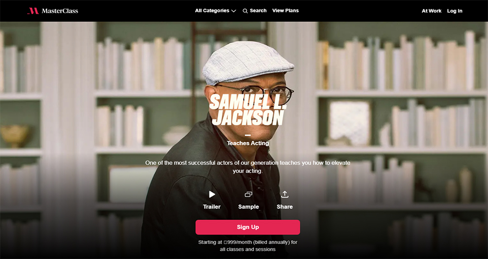 Samuel L Jackson Masterclass On Acting