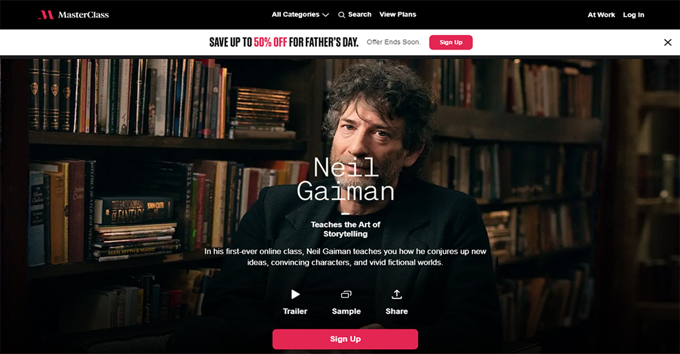 The Art of Storytelling by Neil Gaiman