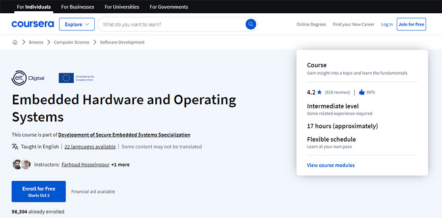 Embedded Hardware and OS
