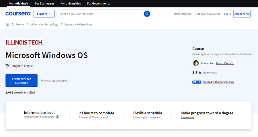 Microsoft Windows OS
