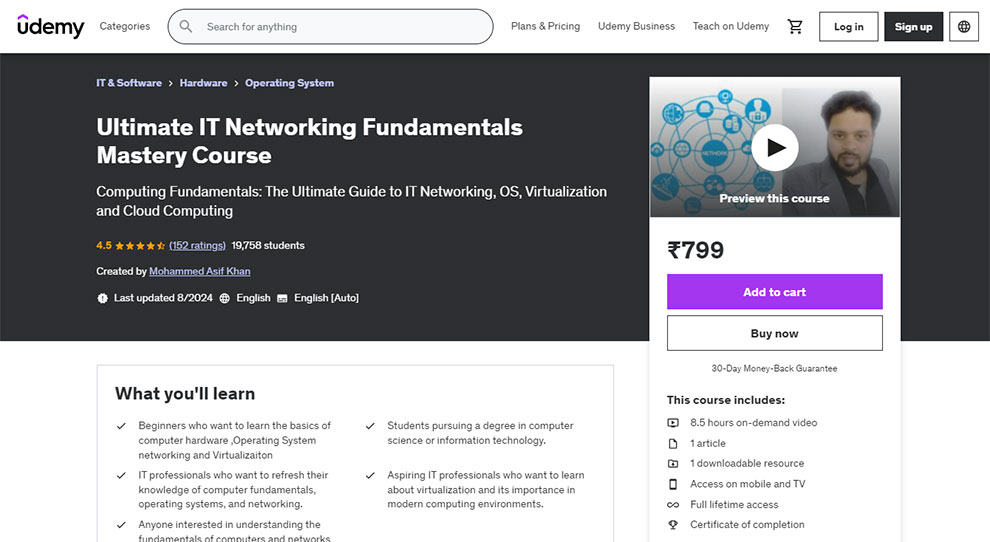 Ultimate IT Networking Fundamentals Mastery Course
