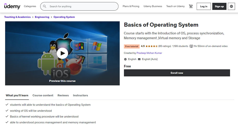Basics of Operating System