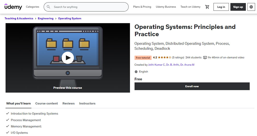 Operating Systems: Principles and Practice